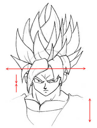 como dibujar a goku spectacle